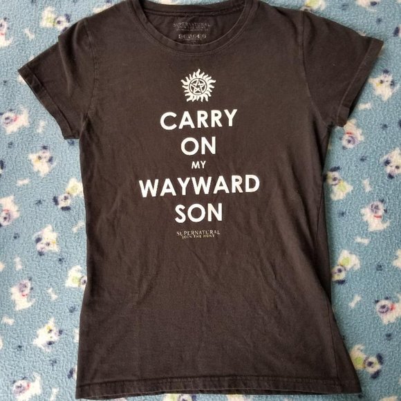 Hot Topic Tops - Supernatural Black T-Shirt from Hot Topic- Size L (Juniors)